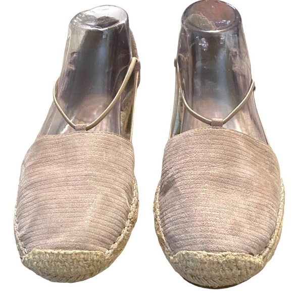 Eileen Fisher Lee Espadrille Flat size 10 suede minimalist casual beachy - Picture 8 of 14